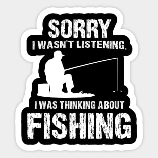 Funny Fishing Bass & Trout Fishing Fisherman Men Women Sticker